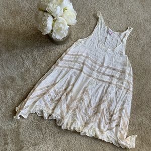 Free People Voile and Lace Trapeze Slip Dress